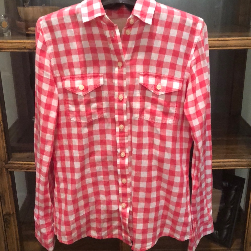 Banana Republic linen blouse